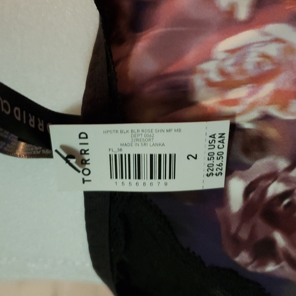 Torrid Curve Hipster Underwear size 2 Rose - Picture 3 of 4